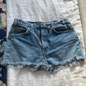 Levi's Blue Denim Women's Shorts